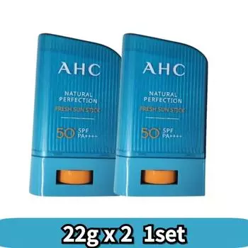 A.H.C Natural Perfection Fresh Sun Stick SPF50+ PA++++, 1 set, 44g