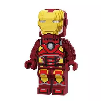 a-life nanoblock большой железный гого, разные цвета, популярные корейские игрушки