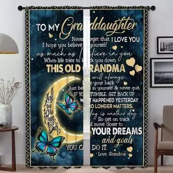 A Mi Maravilloso Hijo Тюль для спальни Шторы против комаров 2 шт. Домашние интерьерные шторы для гостиной Затемняющие шторы W50xH70cmx2pcs-CL