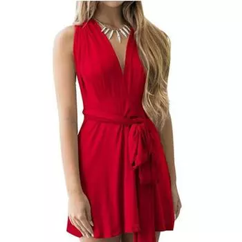 A New Sleeveless Strapless Backless Dress for Women S хаки