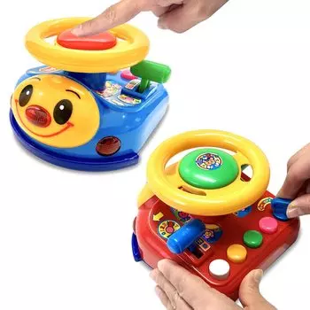 a Outing Steering wheel toy with and melody drive for children of I m driver! driver! lights, sounds, plays, (Set 2)