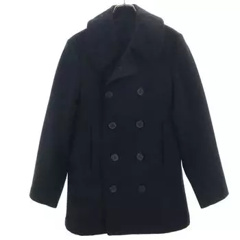 A.P.C. Double breasted pea coat M black Men s Used
