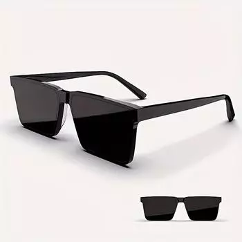 A Pair of Unisex Fashionable Casual Glasses Suitable for Parties, School, Shopping, And Other Occasions