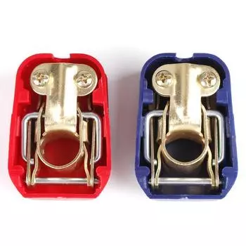 A Pair Positive & Negative Electrode Quick Release Terminals Battery Clamps Accessories Car Connector Off Lift Car Q4o9