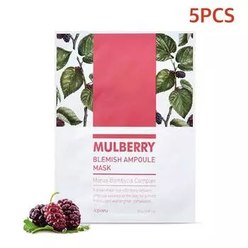 A PIEU Mulberry Blemish Ampoule Mask 23g * 5PCS (Веснушки, пятна, уход за недостатками)