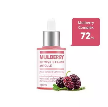 A PIEU Mulberry Blemish Clearing Ampoule 30ml (Веснушки, пятна, уход за недостатками)