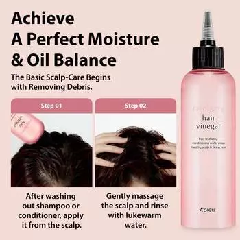 A PIEU Raspberry Hair Vinegar 200ml