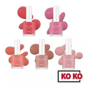 [A`PIEU] Румяна Juicy Pang Water 9 г / BE01 / CR01 / CR02 / PK01 / PK02 / PK03 / PK04 / RD01 PK01