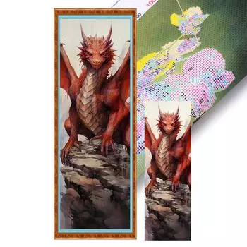 A# Полная вышивка Эко-хлопковая нить 11CT Напечатанный набор для вышивки крестом с изображением животных Искусство 3