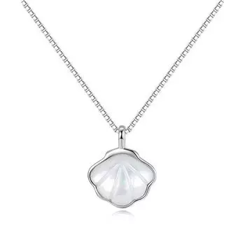 A Shell Necklace, Women S Light Luxury Design Sense, A Lifetime Collarbone Chain, A Gift серебряный