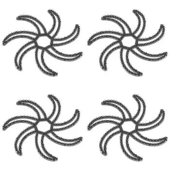 A# Silicone Flexible Helmet Inner Breathable Liner Bike Helmet Accessories (Blac