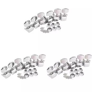 A# Silver 3L3R Chrome полузакрытые колки для акустической гитары