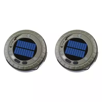 A# Solar LED String Light USB Charging Camping Lamp for Garden Decor (Multicolor