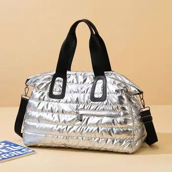 Спортивная сумка для фитнеса с яркой поверхностью, однотонная, модная, вместительная, отлично ощущается, водонепроницаемая