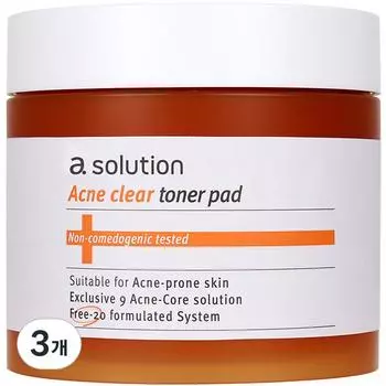 A-Solution Clear Toner Pad 60p, 60 шт., 3 шт.