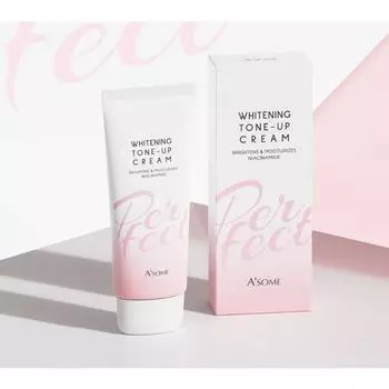 A SOME Perfect Whitening Tone-Up Cream 100 мл, Осветляющий, Увлажняющий, Корейская косметика, Kbeauty, образец