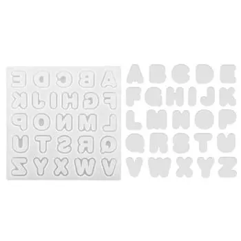 Буквы A-Z, зыбучие пески, смола, шейкер, алфавиты, силиконовые формы, брелок, подвеска, литейная форма для изготовления ювелирных изделий