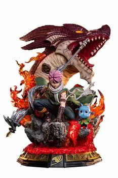 A TOYS FAIRY TAIL БОЛЬШАЯ СТАТУЭТКА СРЕДНЕГО РАЗМЕРА Полирезина Металл Пластик Окрашенная Полная Фигурка & &