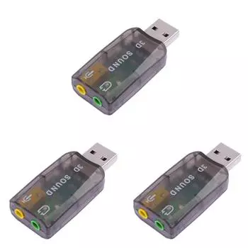 A# USB звуковая карта 5.1 CH 3D аудио адаптер для настольного ноутбука ноутбука