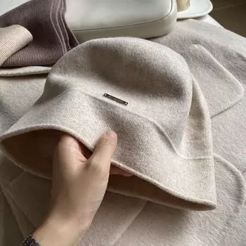 A variety of wearing fawan cashmere knitted stacking caps loose knitted berets ear caps thermal caps children Adjustable чёрный