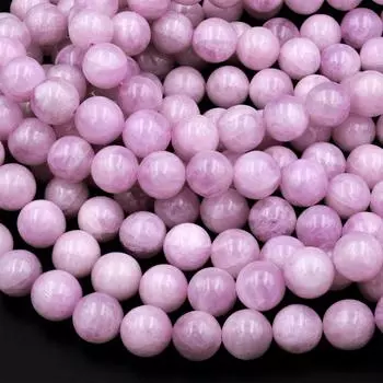 AAA натуральный кунцит 4 мм 6 мм 8 мм 10 мм гладкие круглые бусины фиолетовый пурпурный розовый драгоценный камень настоящий натуральный кунцит 15,5-дюймовая нить 4MM