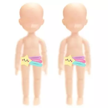 AAGWW 2PCS кукла для рисования манекен тело мышцы фигурка эскиз фигурка 13 см шарнирная фигурка с кронштейном можно менять возможные заменяемые суставы