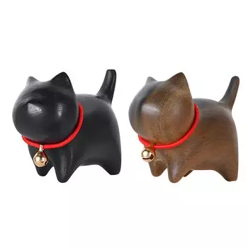 AAGWW Вход для кошек DIY Деревянный Lucky Lucky Lucky Birthday Dan Cat Dan Black Dan 2 Игрушка, Украшение, Аксессуар, Интерьер, Кот, Кот, Подарок, (Року + - штук)