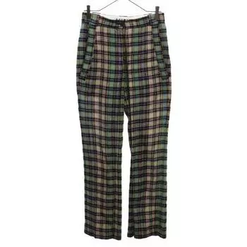 AALTO wool blend check Long pants 34 Men s Used