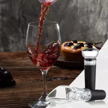 Аэратор для вина, носик и пробка для вина, вакуумный насос, пластиковый графин для вина с аэратором, улучшенный вкус, быстрое отрезвление