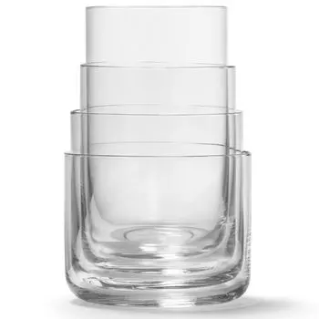 AARKE Glassware Nesting Glasses Set Изготовлен из высококачественного хрустального пластика для посудомоечной машины Сделано в Скандинавии, устойчивый подарок [] стекло, бесплатно, безопасно,
