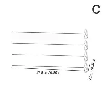 Аэрофритюрницы из нержавеющей стали, двухъярусная стойка, универсальная круглая решетка для жарки, решетка для гриля с шампурами, противень для выпечки, держатель для аэрофритюрниц C