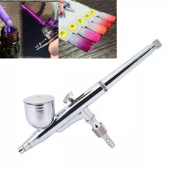 0,3 мм Миниатюрный пневматический краскопульт двойного действия Аэрограф Многофункциональный гаечный ключ Набор Распылитель для нейл-арта/татуировок на теле Распылитель