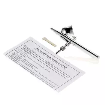 Аэрограф двойного действия с гравитационной подачей для художественной живописи, татуировки, маникюра, спрей, инструмент 0,3 мм, 7 куб.см