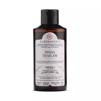 Aarshaveda Ayurvedic Pinda Thailam Аюрведическое обезболивающее масло (150 мл) Традиционное аюрведическое масло, приносящее позитивное облегчение вашему разуму
