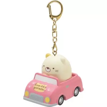 AB05104 Keychain Market Sumikkogurashi Mini Car Keychain Cat [San-X]