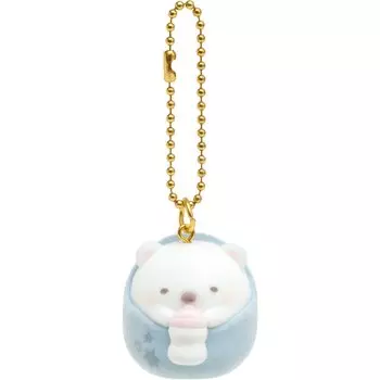 AB12101 Брелок Sumikkogurashi Petit Sumikko Белый медведь [San-X] Sumikko Baby