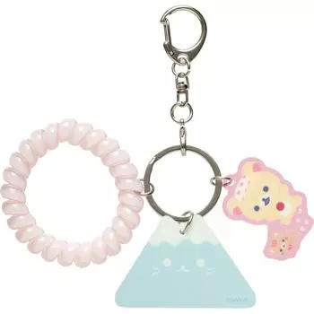 AB16602 Rilakkuma Nekoneko no Yu Keychain Korilakkuma