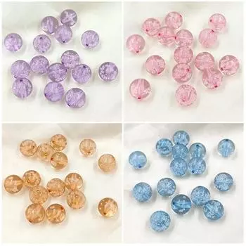 AB Dazzle Color для изготовления браслета, ожерелья, материала, подвесок, модных пузырчатых бусин, 10 шт., креативные серьги ручной работы, аксессуары для украшений своими руками 12 мм/14 мм 12mm розовый