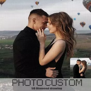 AB Фото на заказ! Частный заказ! DIY Вышивка 5D алмазная картина вышивка крестом полный горный хрусталь Декор подарок 30x40cm