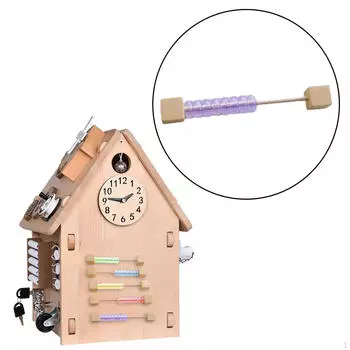 Абакус для малышей, обучающая игрушка, обучающая деревянная сенсорная доска, аксессуары для занятых частей