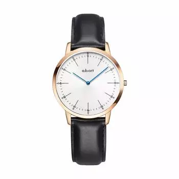 ABART Стильные женские часы с циферблатом в виде солнечных лучей Синие стрелки Корпус из розового золота из нержавеющей стали Сапфировое стекло Лобовое стекло M Lido FL36-001 (маслянистый