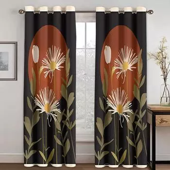 Abastract Art Morandi Geometric Бесплатная доставка детские шторы на окна жалюзи для гостиной спальни кухни двери домашнего декора 2 шт. W50 X H130(CM)X2&Hook