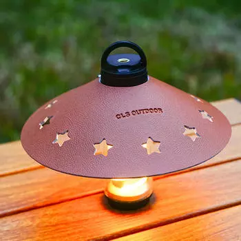 Абажур для лампы для кемпинга, сменный абажур для фонаря, съемное украшение, современный пылезащитный чехол для кемпинга серый