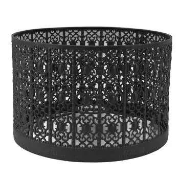 Абажур для лампы выдолбленный металлический E27 E14 клипса на простую установку прочный чехол для лампы для стола в спальню