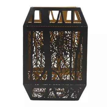 Абажур для лампы железный съемный современный минималистский выдолбленный чехол для настольной лампы в виде дерева для E27 E26 Lig