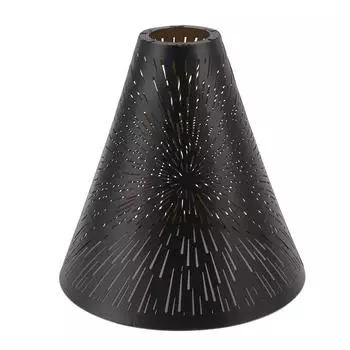 Абажур для настольной лампы с лазерной гравировкой, металлический абажур в форме фейерверка для спальни