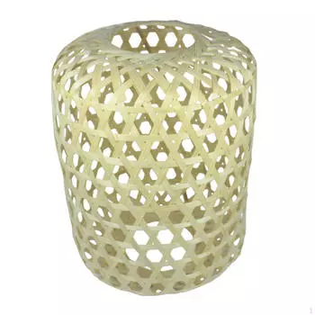 Абажур из бамбука, абажур из ротанга, чехол ручной работы в деревенском стиле, абажуры в стиле бохо, замена