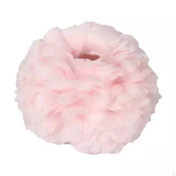 Абажур из искусственных перьев, прочный и легкий подвесной светильник, уникальный для 28CM pink