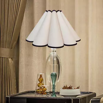 Абажур из ткани «лепесток» Аксессуары для абажура Крышка для люстры Спальня Гостиная S