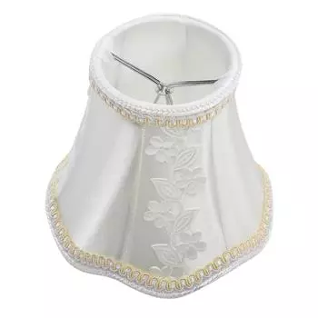 Абажур из ткани Тюльпаны для бумажной ночной ширмы для ног Настольные абажуры Напольная цветочная тканевая люстра Прикроватная подвесная золотистый